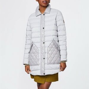Bernardo NWT Women's Light Gray Puffer Coat MSRP$150